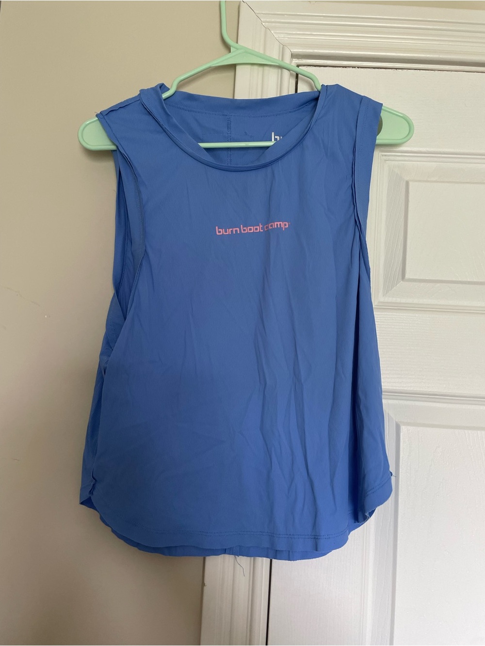 Burn Boot Camp Women's Blue Muscle Tank Top